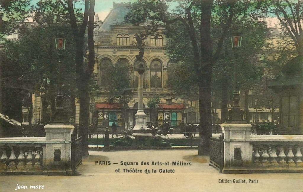 Paris - Square des Arts et Métiers et Théâtre de la Gaieté.jpg