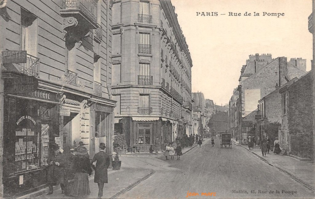 Paris XVIe - Rue de la Pompe (Mathis 43 rue de la Pompe).jpg