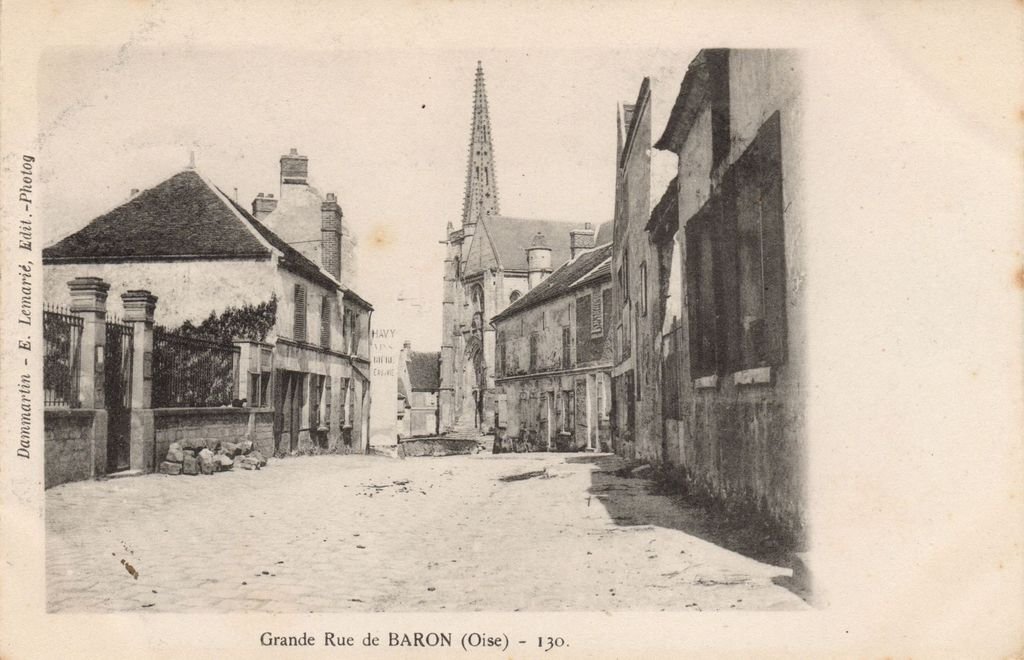 60  - BARON  - 130 - Grande Rue.. - E. Lemarié, Edit.-Photog Dammartin - 30-09-26.jpg