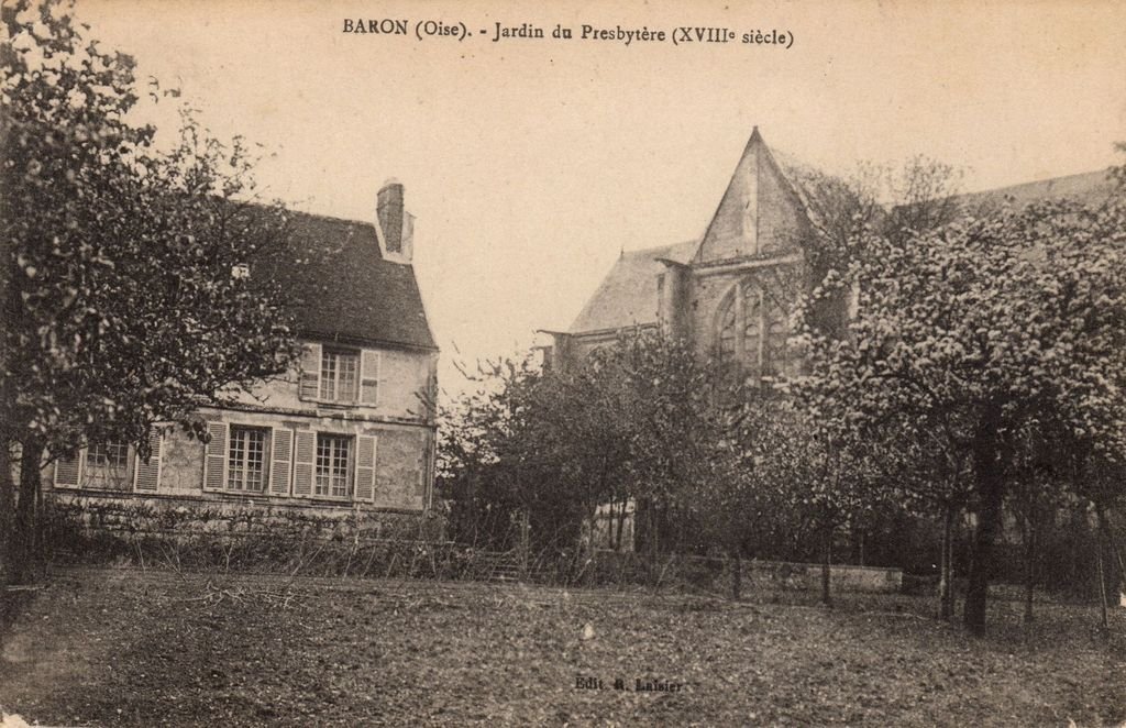 60 - BARON - Presbytère (XVIIIe siècle) - S1 - Edit. R. Laisier  - 30-09-26.jpg