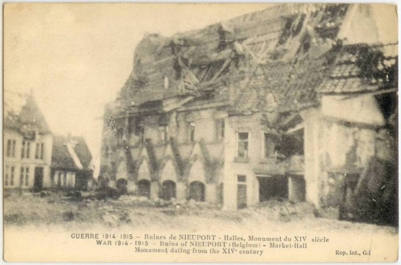 Belgique Nieuwpoort Les Halles ruines.jpg