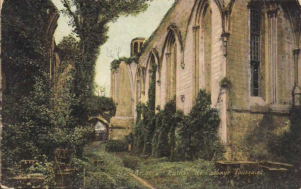 Angers - Ruines de l'abbaye Toussaint
