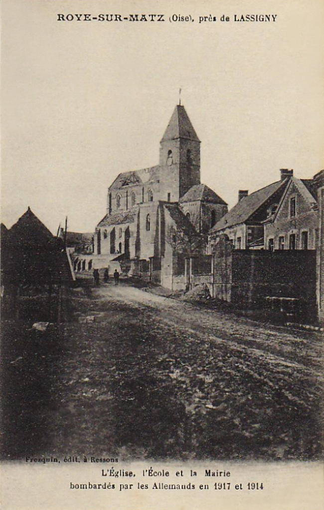 ROYE-SUR-MATZ (Oise), près de LASSIGNY