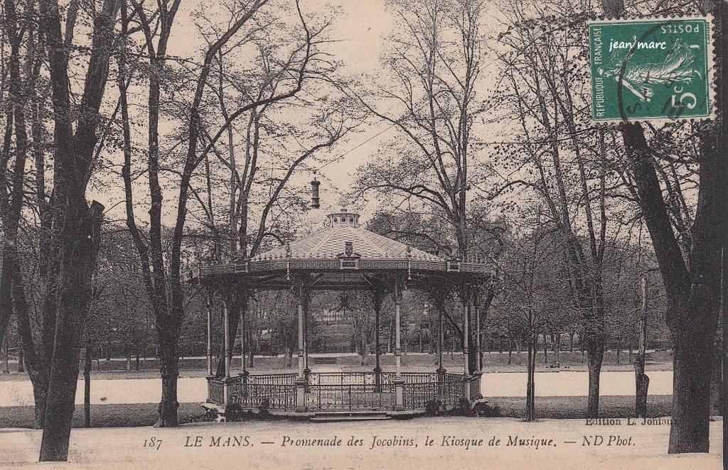 Le Mans - Promenade des Jacobins - Le Kiosque de Musique (1910).jpg