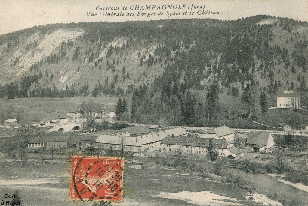 39-Champagnole-Vue-Generale-des-Forges-de-Syam-et-le-Chateau.jpg