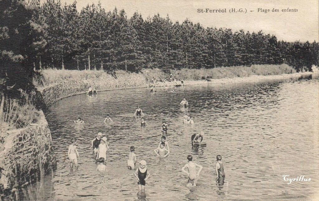 St-Ferreol Monnier plage-enfants 1938.jpg