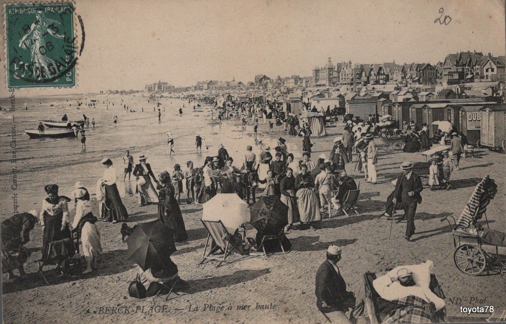 berck - la plage à marée haute.jpg