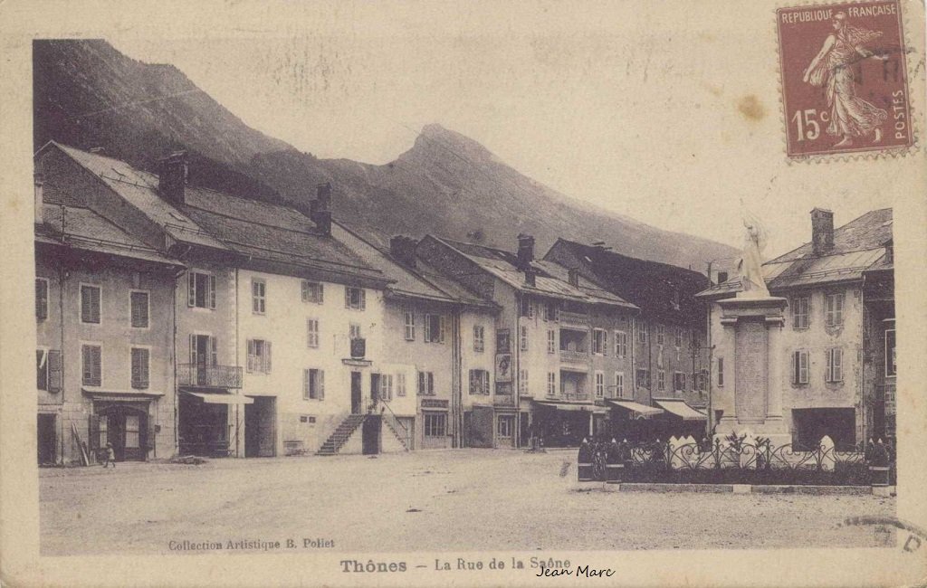 Thônes - Rue de la Saône (sic pour Saulne).jpg