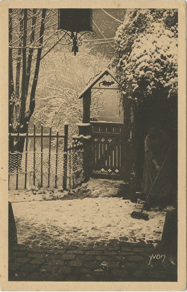 Z - YVON 272 - Montmartre sous la neige.jpg