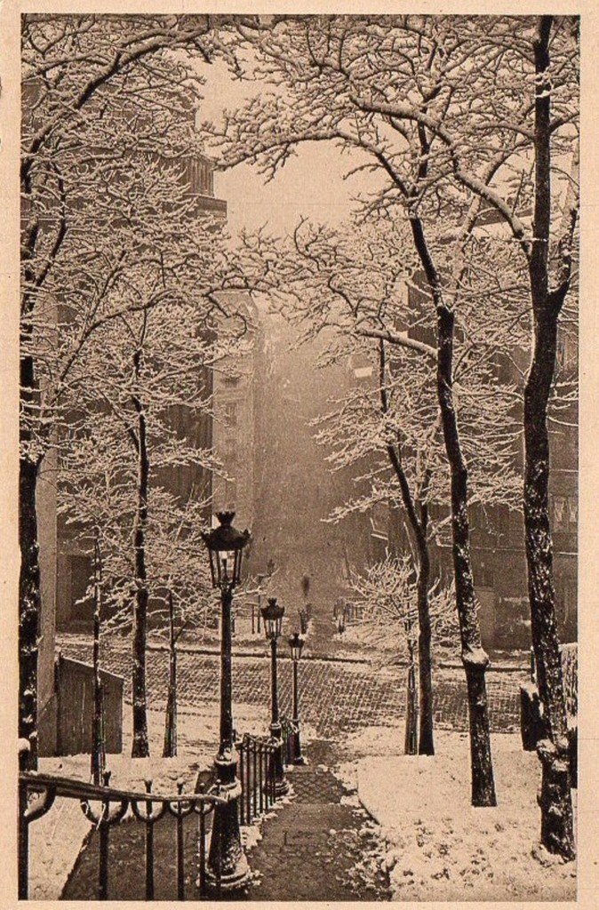 Z - YVON 276 - Montmartre sous la neige.jpg