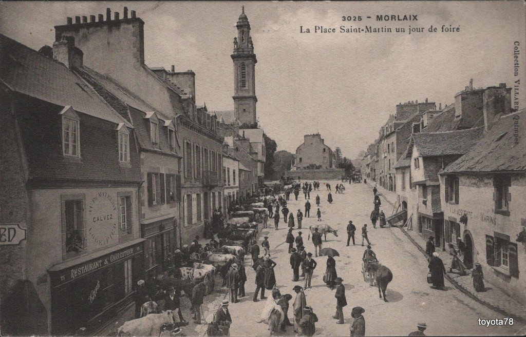 Morlaix-Place St martin Jour de foire.jpg