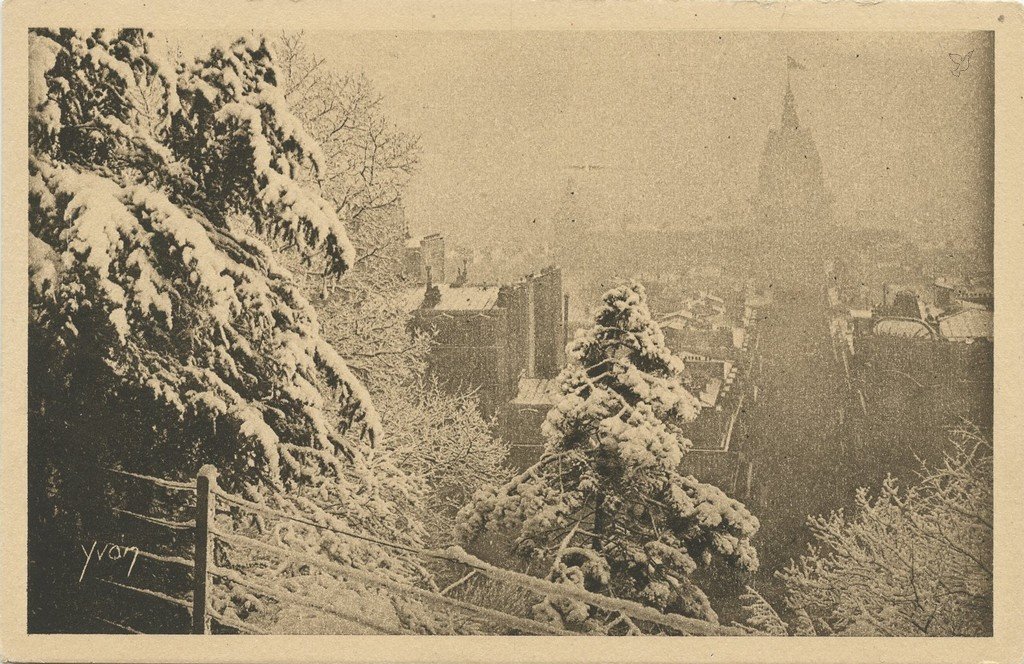 Z - YVON 280 - Montmartre sous la neige.jpg