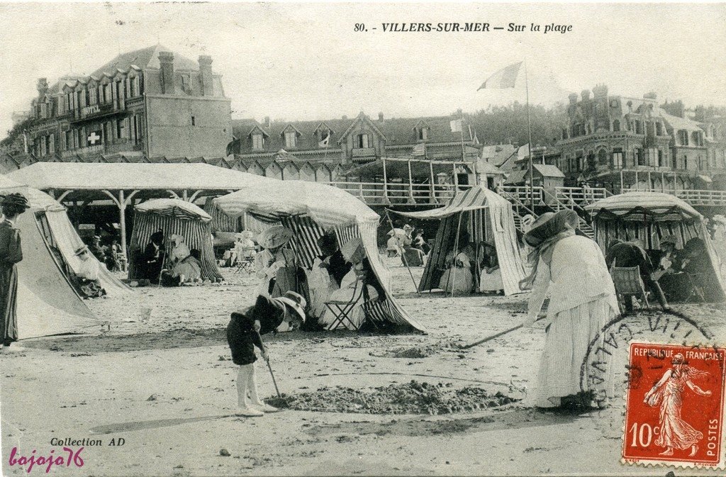 14-Villers sur mer-Sur la Plage.jpg
