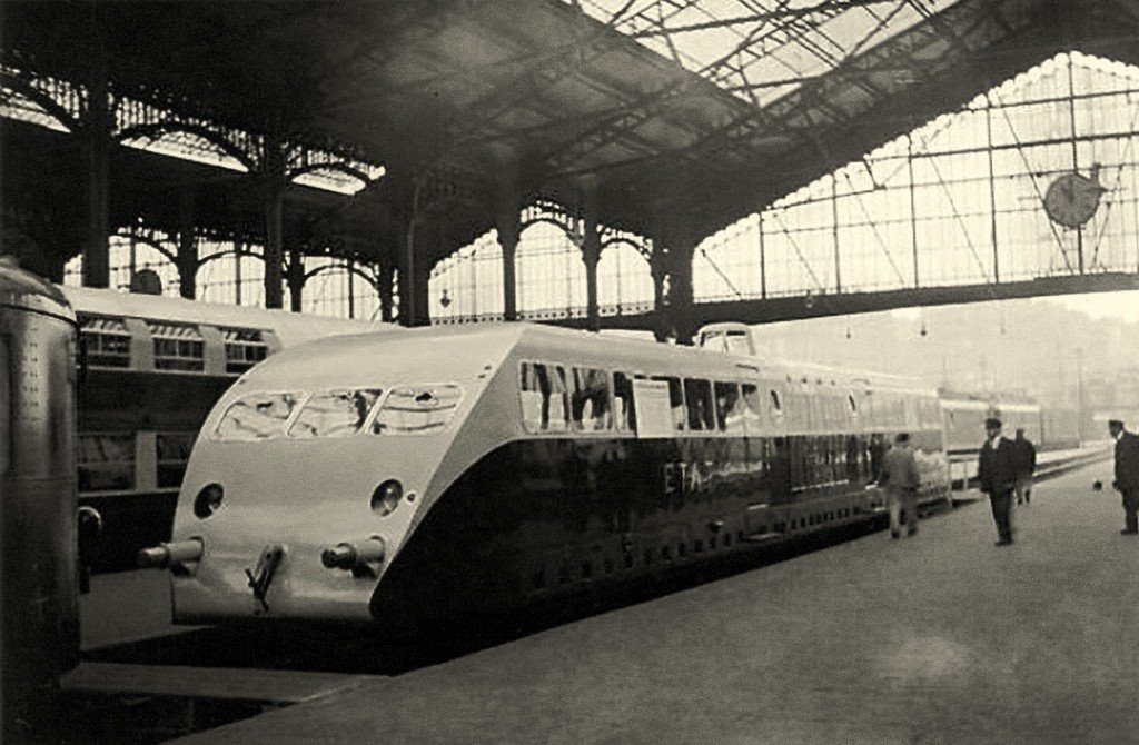 Loco Autorail Paris (75008) Gare St Lazare 1934 (1).jpg