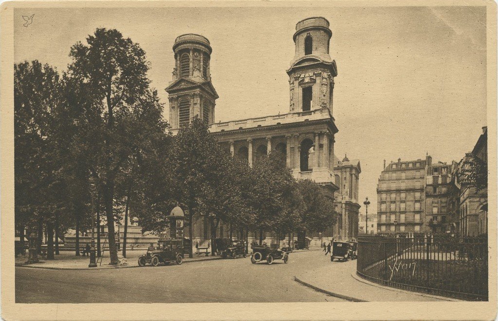 Z - YVON 313 - Paris - Eglise et Place St-Sulpice.jpg