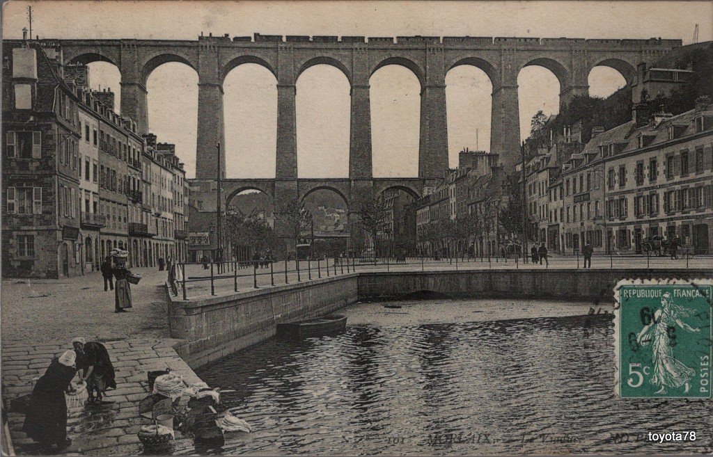 Morlaix-viaduc et laveuses.jpg