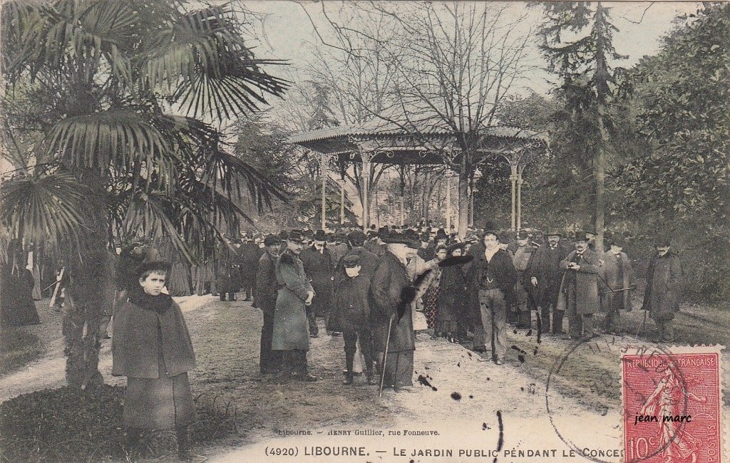 Libourne - Le Jardin Public pendant le Concert (1907).jpg