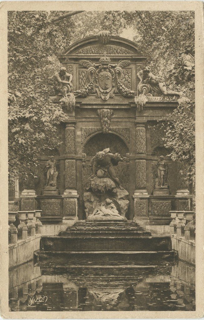 Z - Yvon 78 - Paris - La Fontaine Médicis (Jardin du Luxembourg).jpg