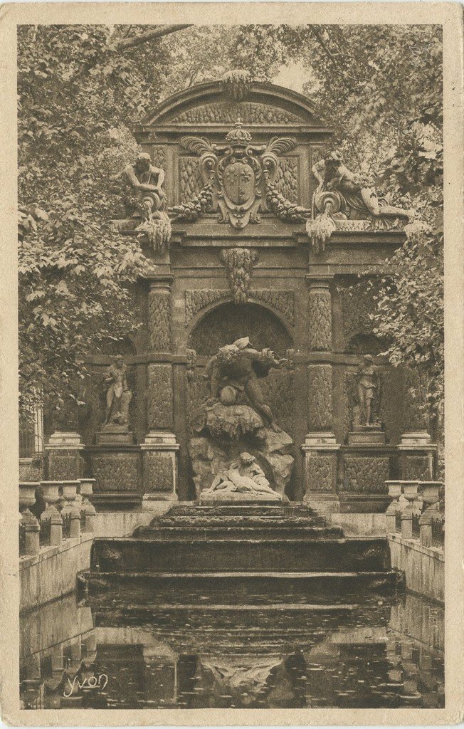 Z - Yvon 78 - Paris - La Fontaine Médicis (Jardin du Luxembourg).jpg
