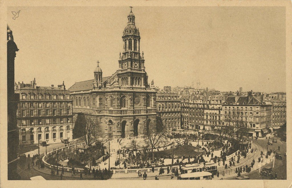 Z - YVON 240 - Paris - Place et Eglise de la Trinité.jpg