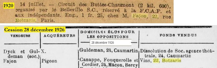 Cession Fajon - Pigeon 22 rue Botzaris 28 décembre 1926.jpg