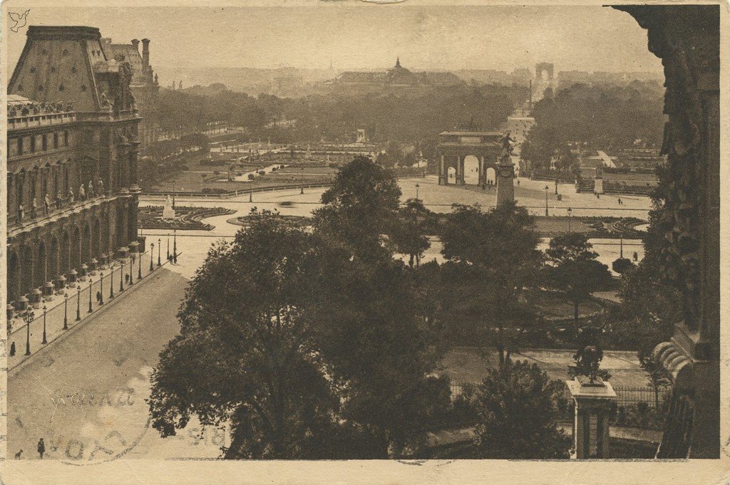 Z - YVON 108 - Paris - Perspective sur les Tuileries · L'Avenue des Champs-Elysées et l'Etoile.jpg