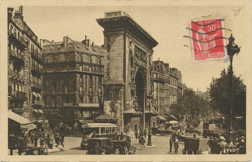 Z - YVON 210 - Paris - La Porte St-Denis et les Grands Boulevards - Boulevard Bonne-Nouvelle (vue 2).jpg