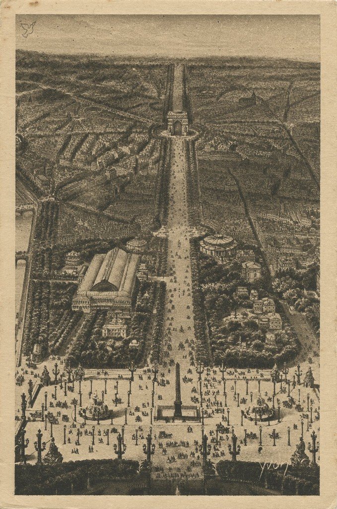 Z - YVON 264 - Paris - Perspective sur l'Avenue des Champs-Elysées.jpg