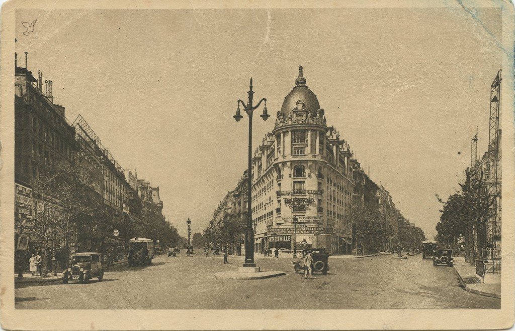 Z - YVON 302 - Paris - Bd des Italien s et Haussmann pris du Bd Montmartre.jpg