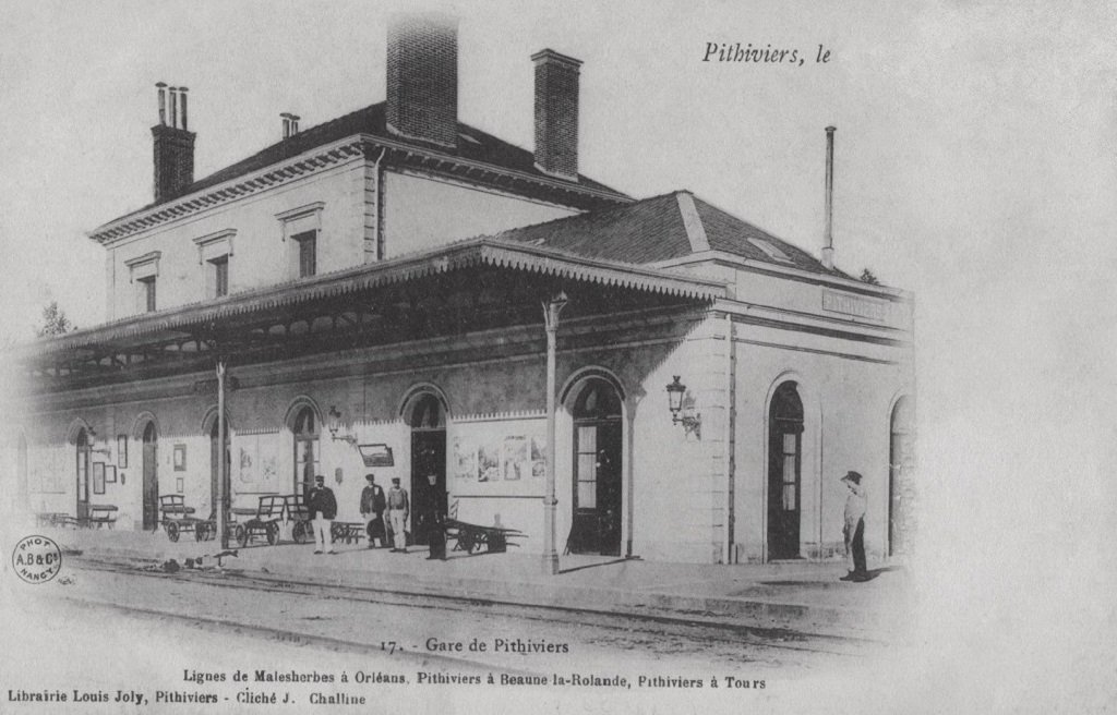 LIBRAIRIE LOUIS JOLY, PITHIVIERS - CLICHE J. CHALLINE