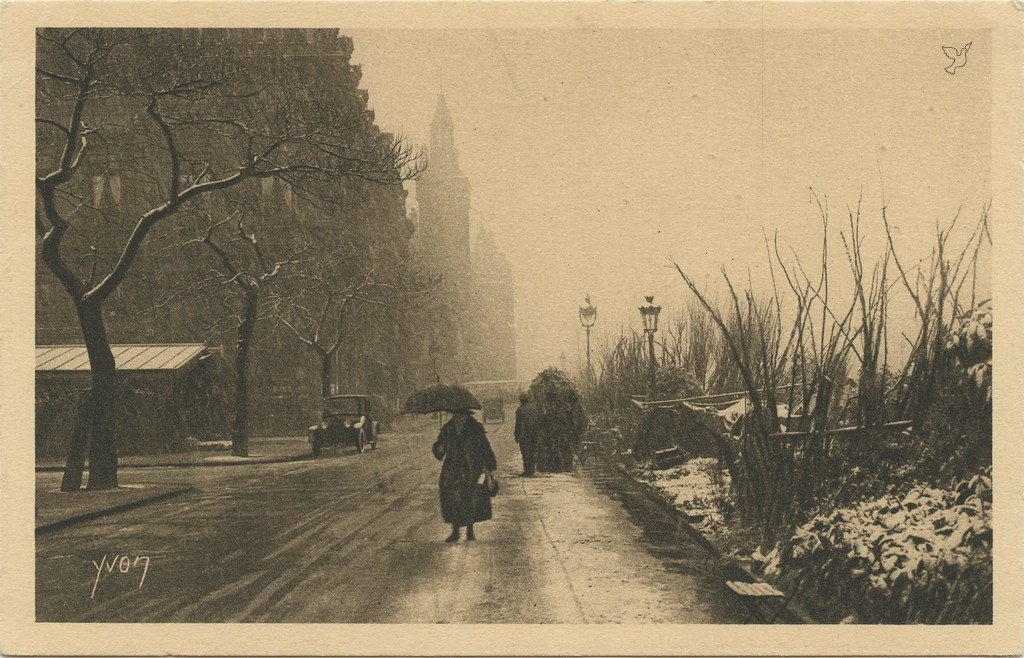 Z - YVON 35 - Paris - Le Quai aux fleurs sous la neige.jpg