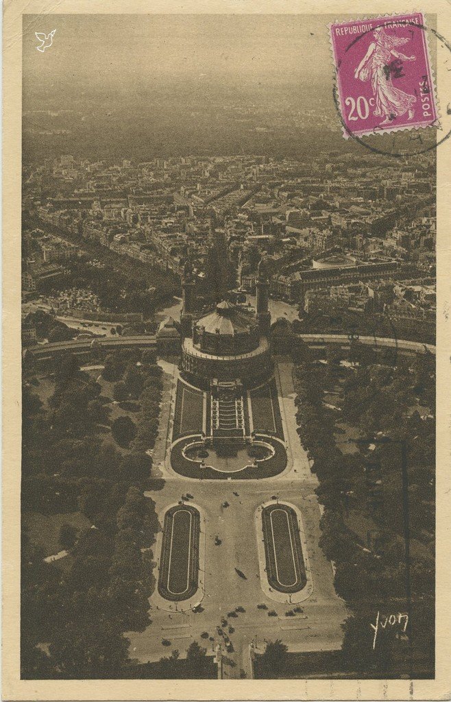 Z - YVON 272 - Paris - Le Palais du Trocadero et le B de B vus de la Tour Eiffel.jpg