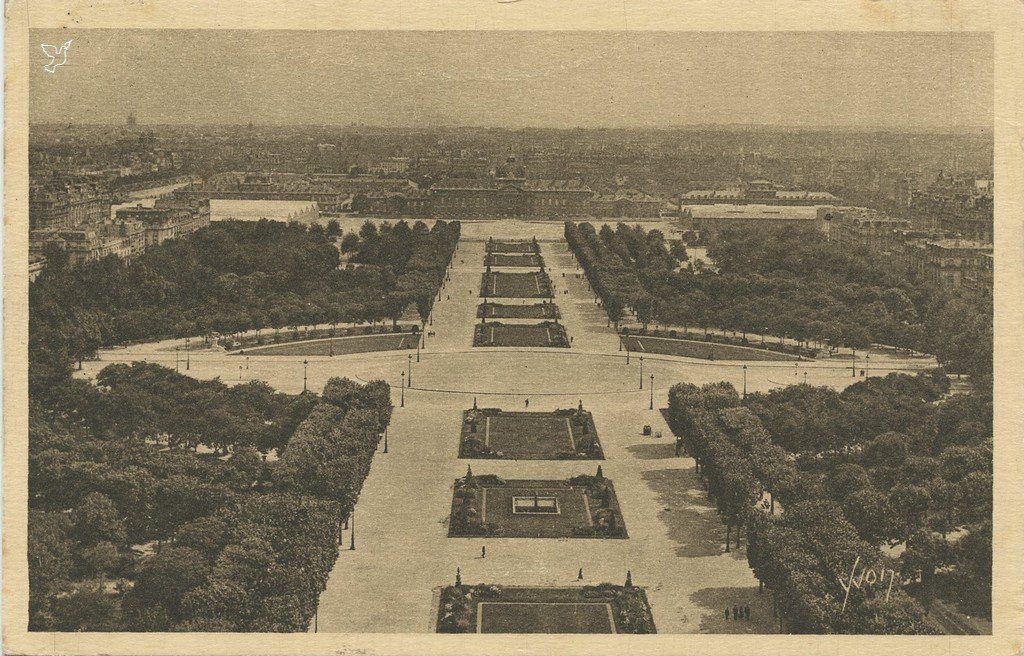 Z - YVON 196 - Paris - Vue generale du Champ de Mars - Ecole militaire - 14.jpg