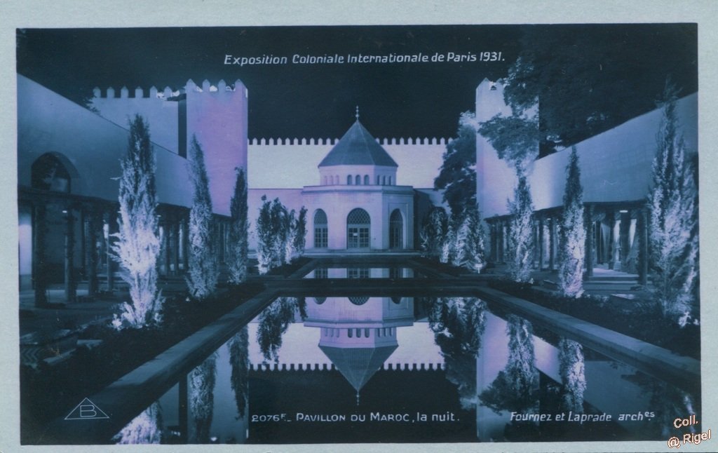0-La-Nuit-Exposition-Coloniale Internationale de Paris 1931-Pavillon-du-Maroc-Fournez-et-Laprade-architectes-2076f-Braun-et-Cie-Editeurs-Concessionnaires-SPA.jpg