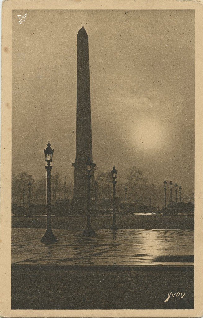 W - YVON Pittoresque 2 - Paris - L'Obelisque Place de la Concorde.jpg