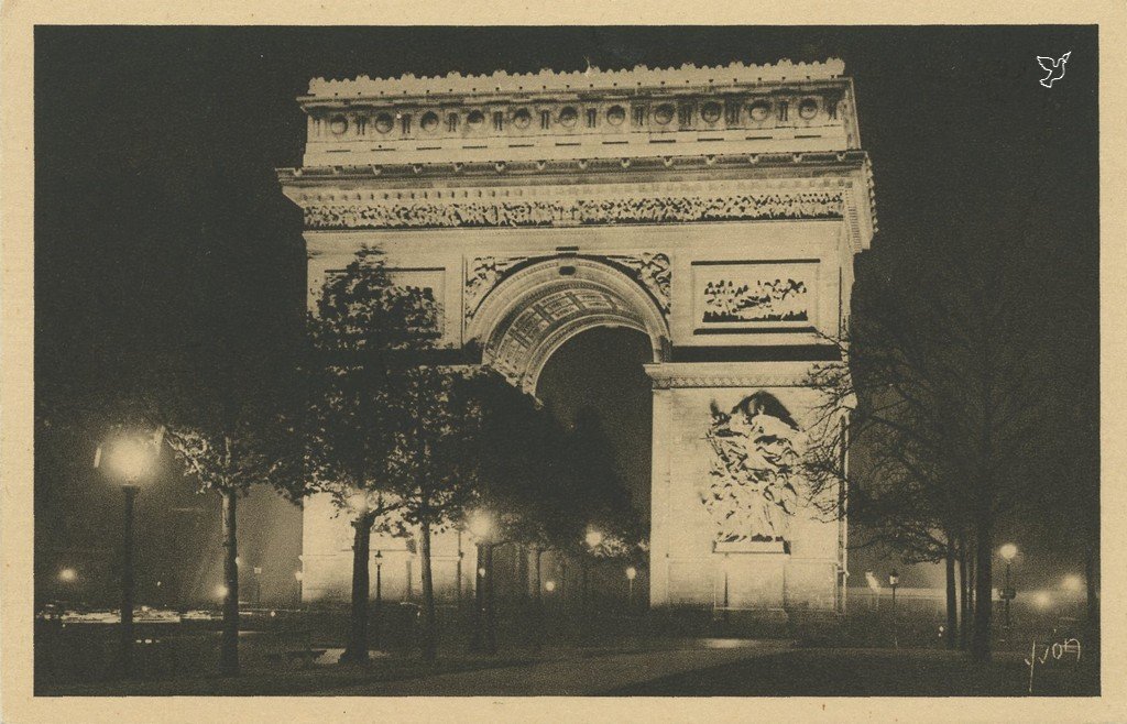 X - YVON Féeries 7 - Paris - L'Arc de Triomphe de l'Etoile.jpg