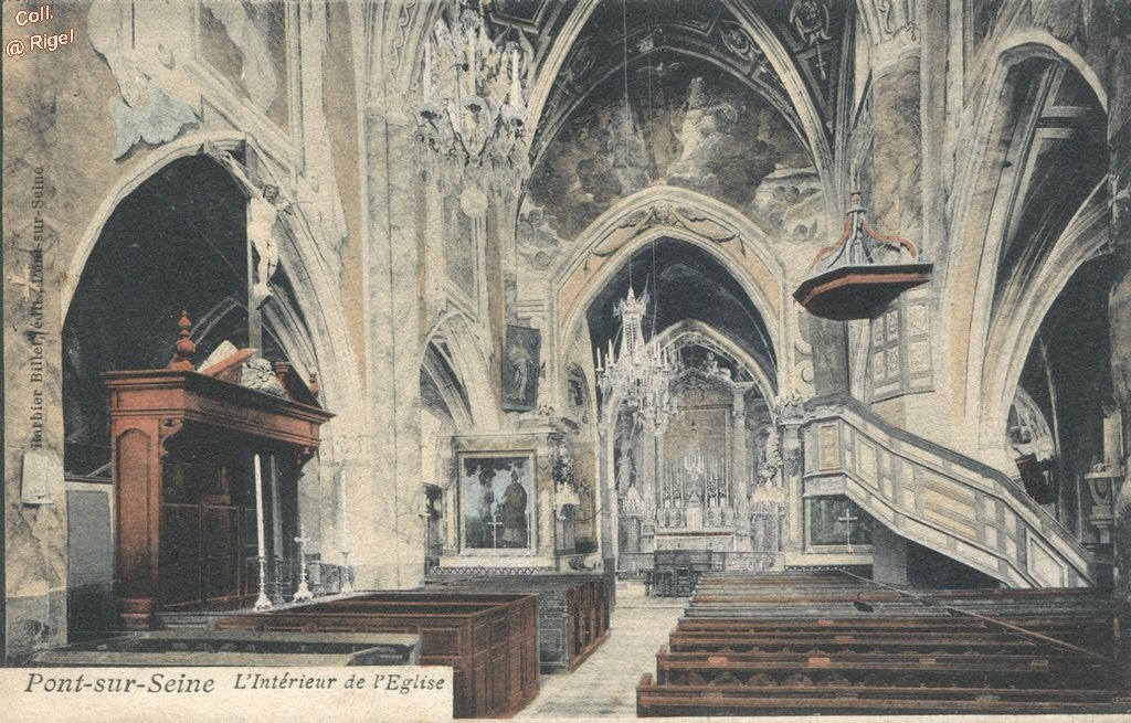 10-Pont-sur-Seine-L-Interieur-de-l-Eglise-Barbier-Billet-edit-Pont-sur-Seine-Semi-aquarelle-A_Breger-freres.jpg