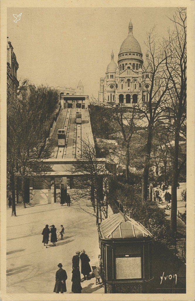 Z - YVON 290 - Paris - Le Funiculaire et la B du SC de M.jpg