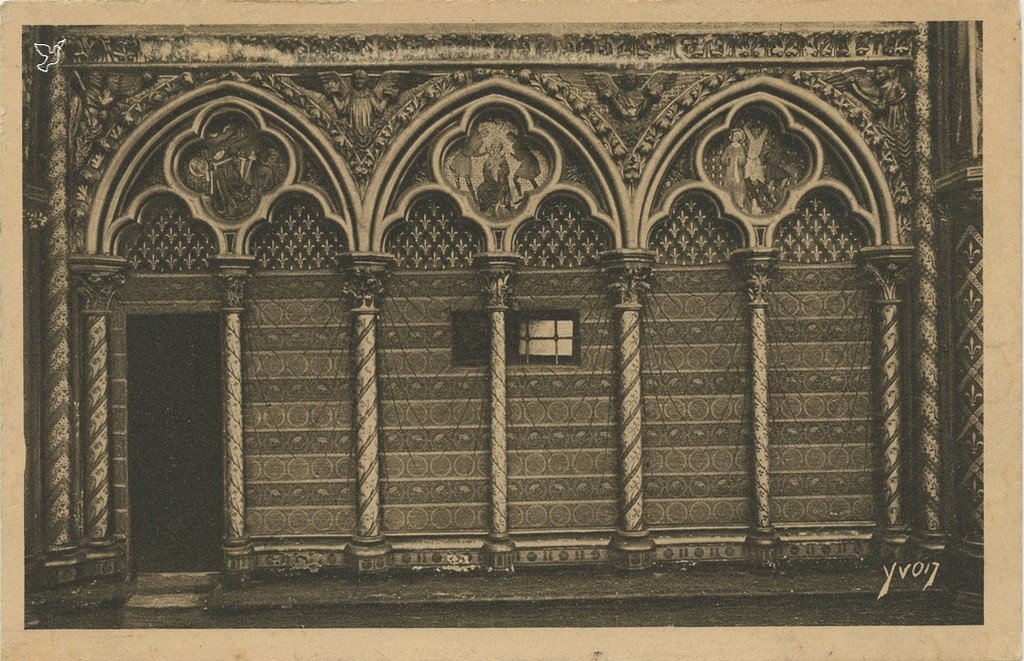 Z - YVON 88 - Paris - Intérieur de la Ste-Chapelle - Oratoire de Louis XI.jpg