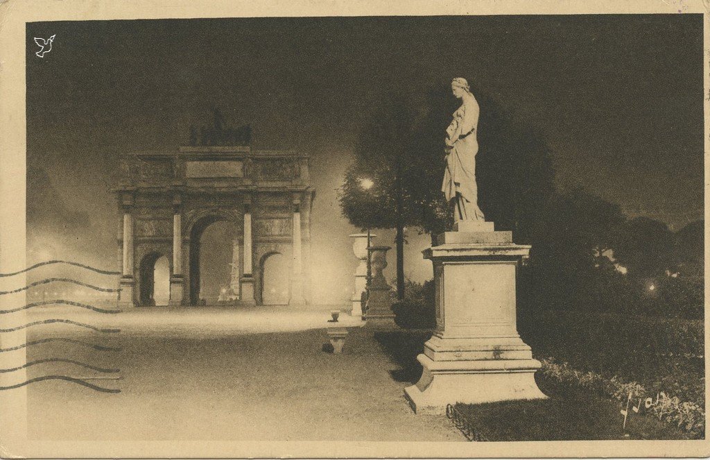 Z - YVON 350 - Paris - Jardin des Tuileries - Arc de Triomphe du Carrousel.jpg