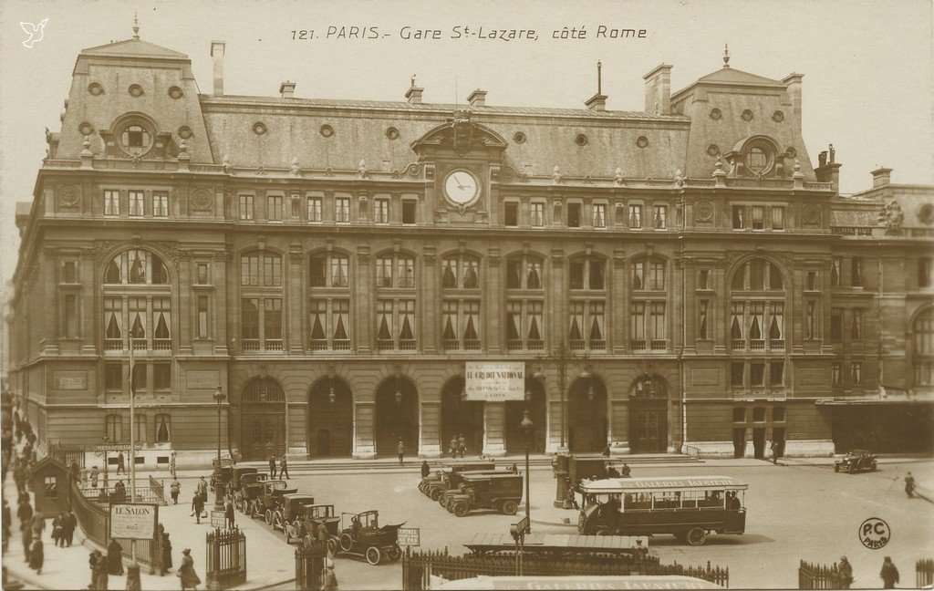 Z - Saint-Lazare - PC 121 - PARIS - La Gare St-Lazare.jpg