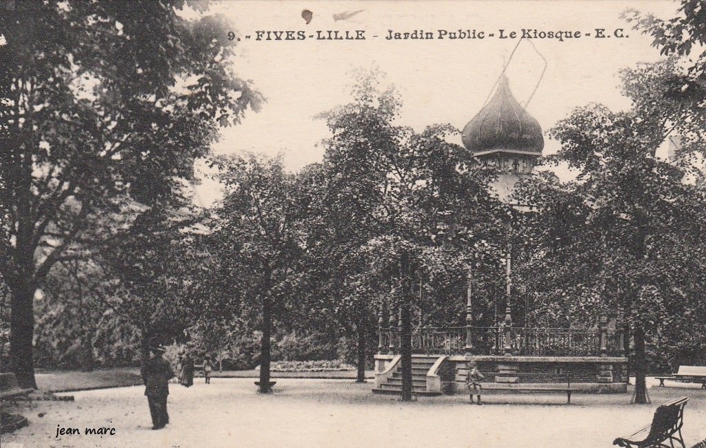 Lille - Fives-Lille - Jardin public - Le Kiosque (1931).jpg