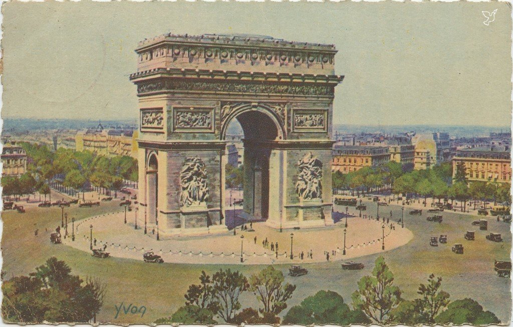 A - 4 - L'Arc de Triomphe et la Place de l'Etoile.jpg