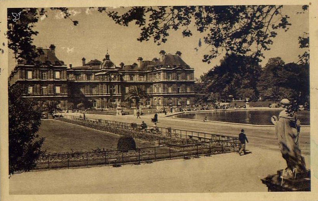 Z - YVON 198 - Jardin du Luxembourg et Palais du Sénat.jpg