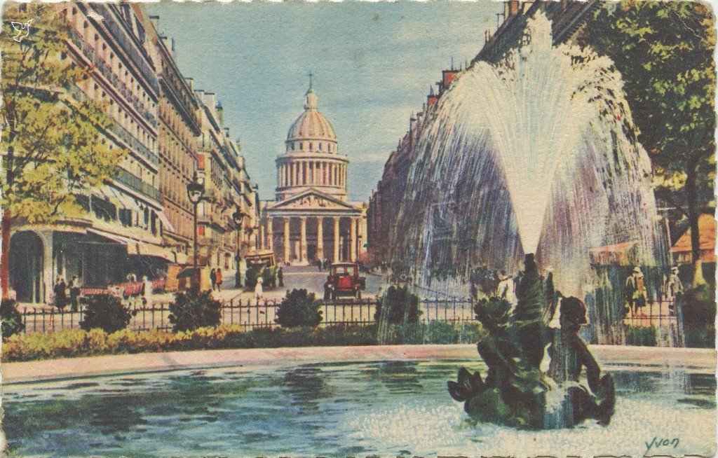 A - 20 - Place Edmond-Rostand, rue Soufflot, Panthéon.jpg