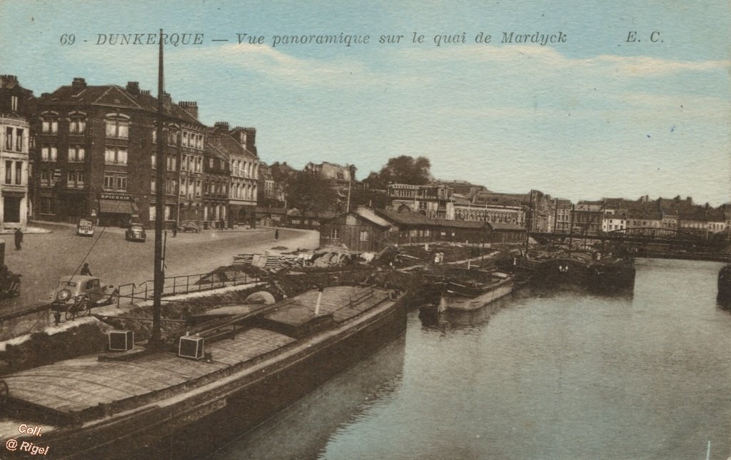 59 - Dunkerque - Vue Panoramique sur le Quai de Mardyck.jpg