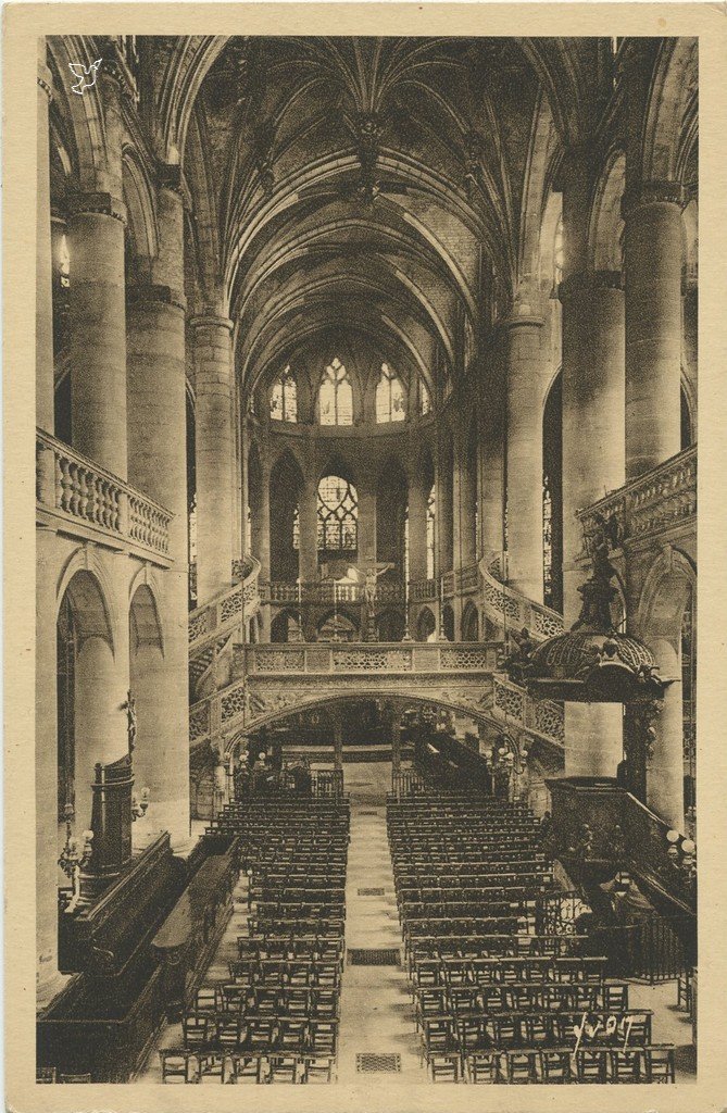 Z - YVON 2 - Paris - Eglise St-Etienne du Mont - L'Interieur - Nef centrale.jpg