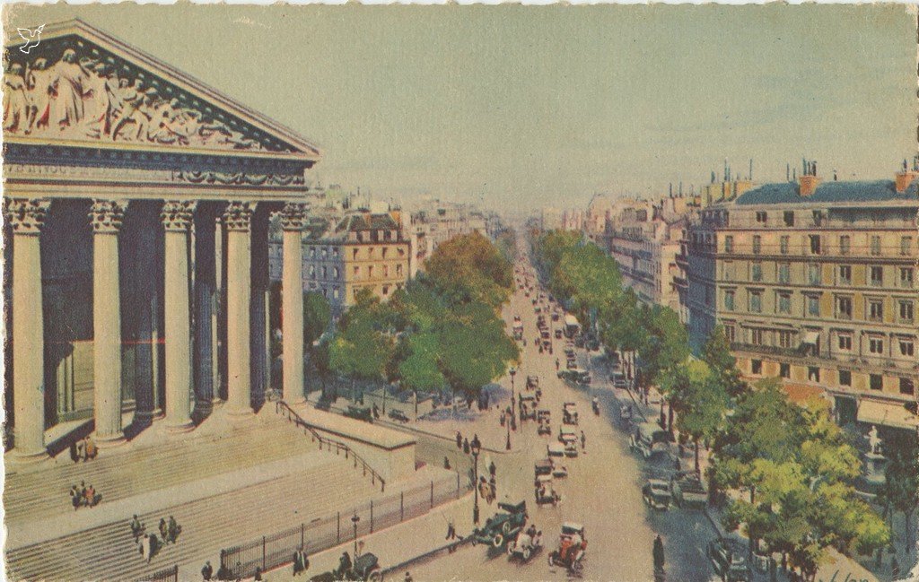 A - 60 - La Madeleine et le Boulevard de la Madeleine.jpg