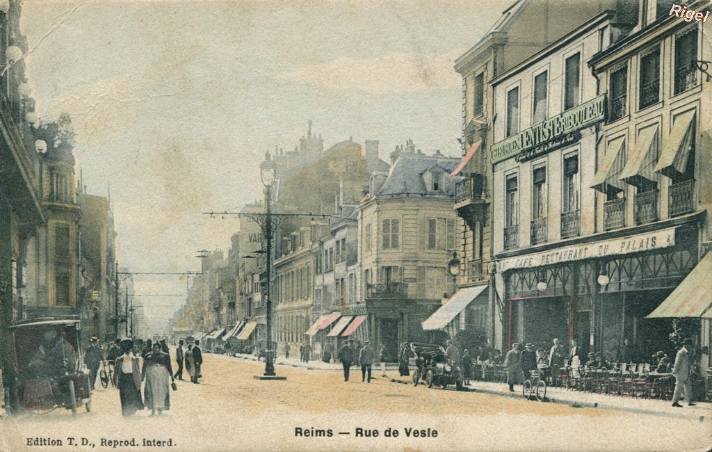 51- Reims - Rue de Vesle - Edition T-D.jpg