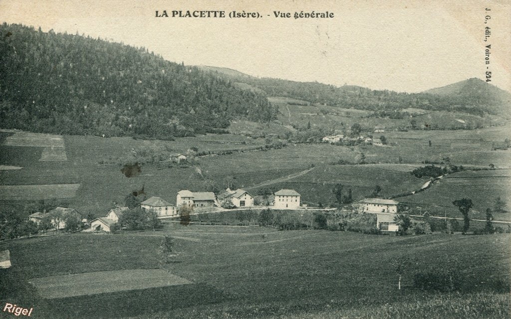 38-Pommiers - La Placette - La Sure en Chartreuse - Vue Générale - 524 JG édit Voiron.jpg